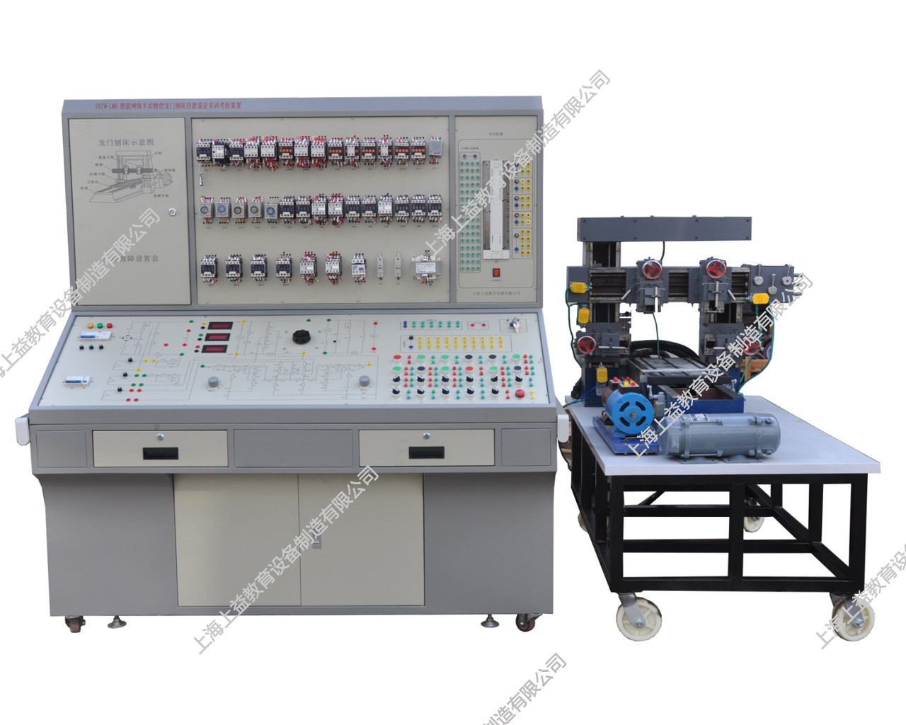 SYBS-LMB1型 龍門刨床電氣技能實(shí)訓(xùn)考核裝置（半實(shí)物、擴(kuò)大機(jī)型、三套機(jī)組）