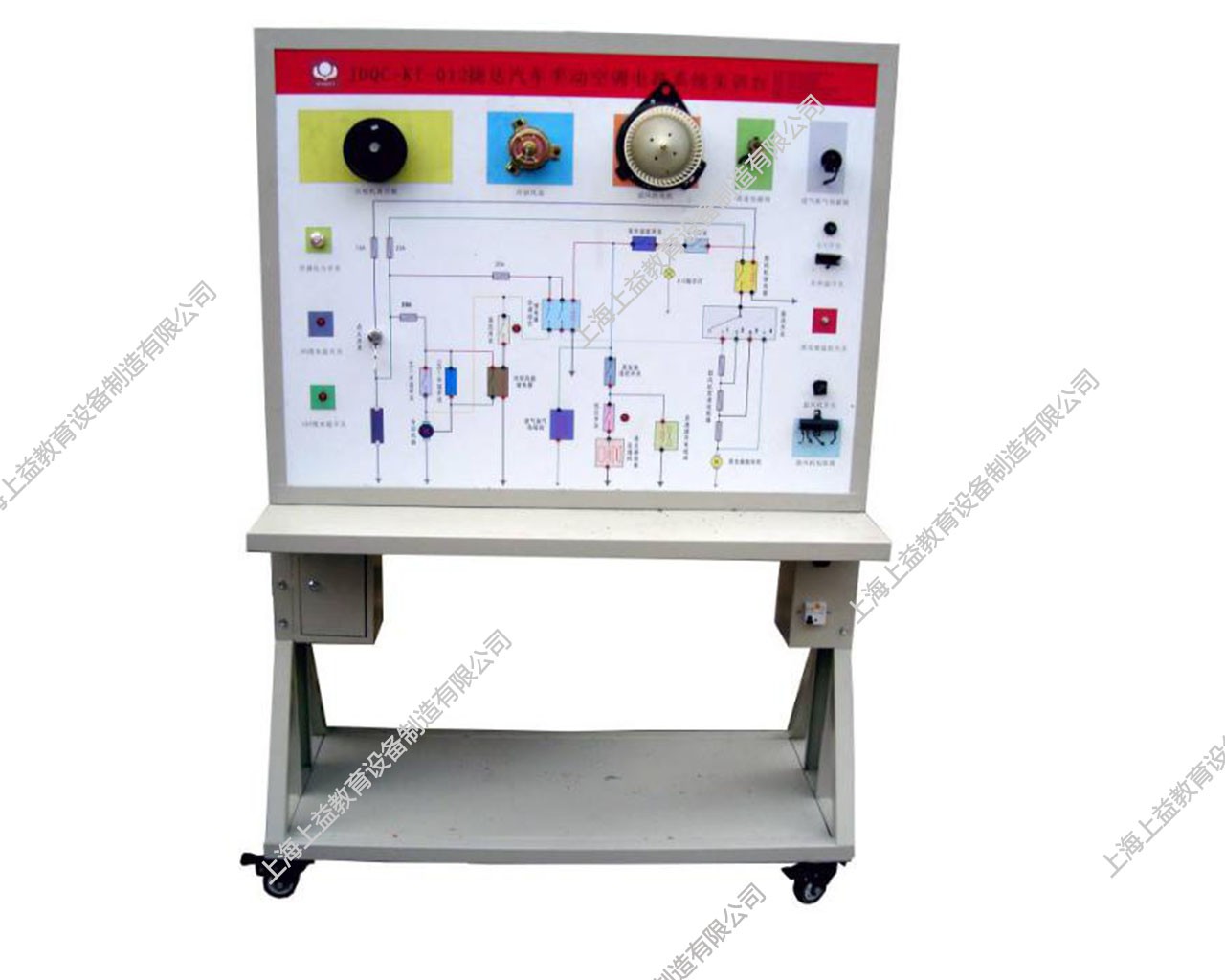 大眾捷達汽車手動空調(diào)電路系統(tǒng)示教板